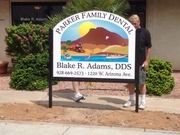 Parker Family Dental Sign by South Side Signs